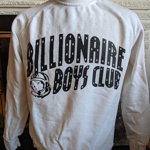 White BBC Billionaire Boys Club Medium white sweater
